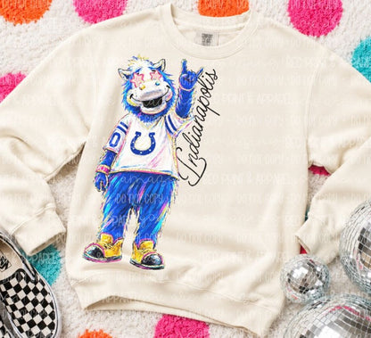 Indianapolis (Rockin NFL Mascot) - DTF