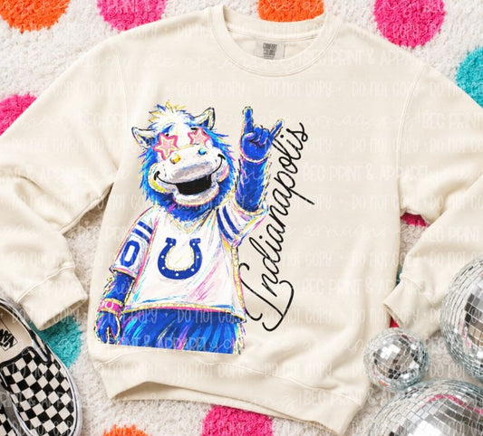 Indianapolis (Rockin NFL Mascot) - DTF