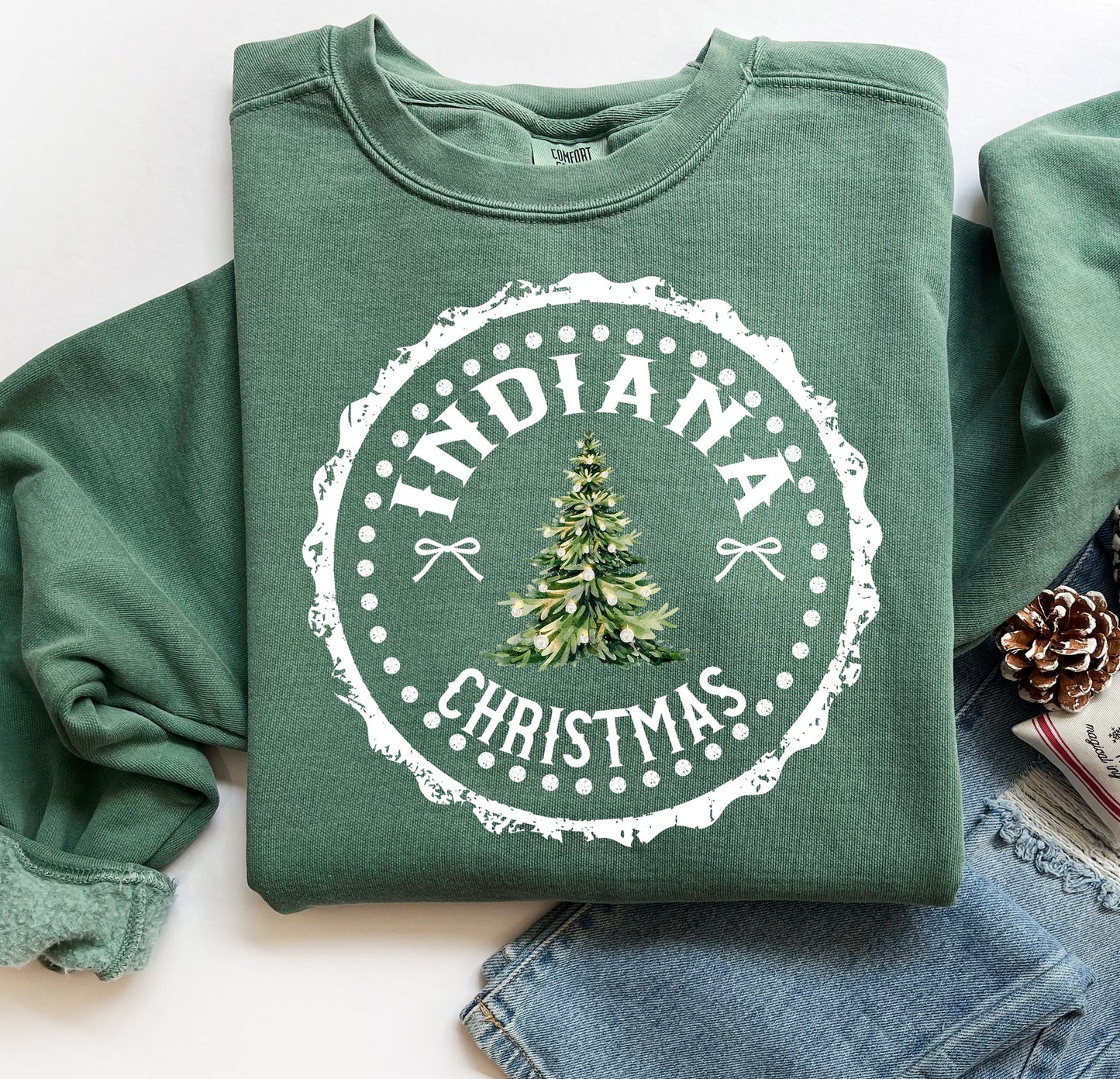 Indiana (Christmas State Stamp) - DTF