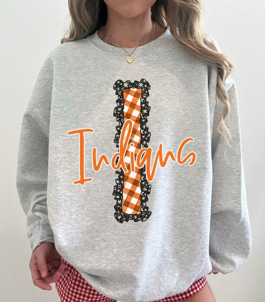 Indians - Orange (Daisy Ruffle Mascot) - DTF