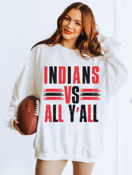 Indians - Red/Black (Mascots VS All Yall) - DTF