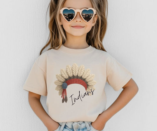 Indians (Faux Yarn Mascot) - DTF