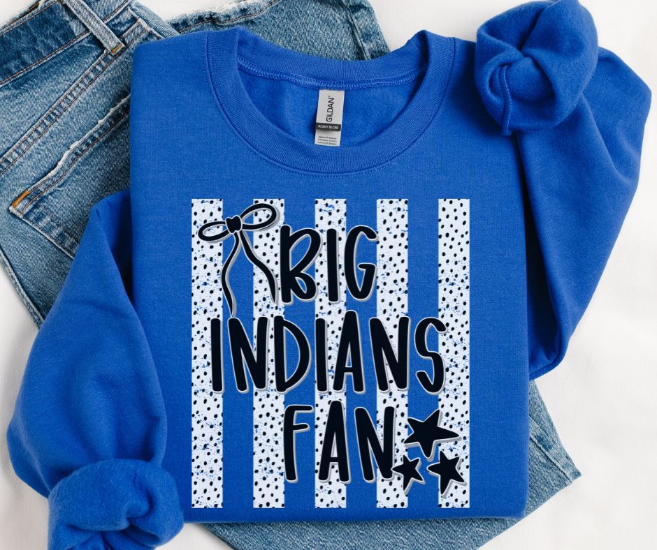 Indians (Dottie Stripes Mascot) - DTF