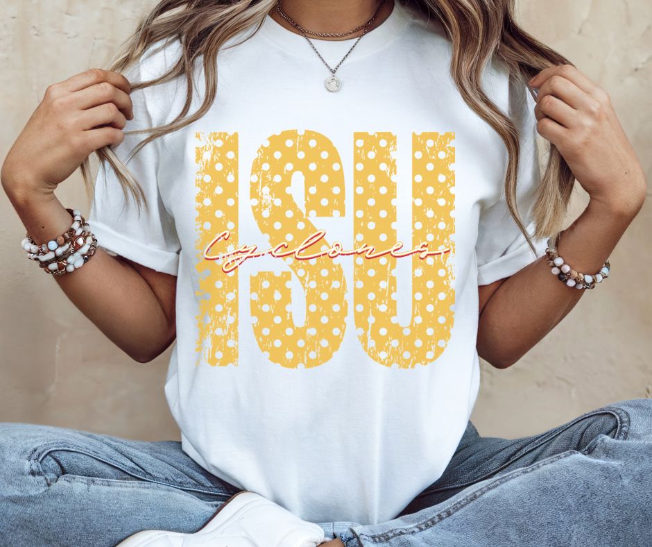 Iowa State (Polka Dot College) - DTF