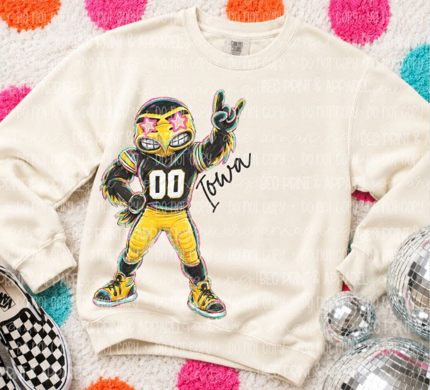 Iowa (Rockin Mascot College) - DTF