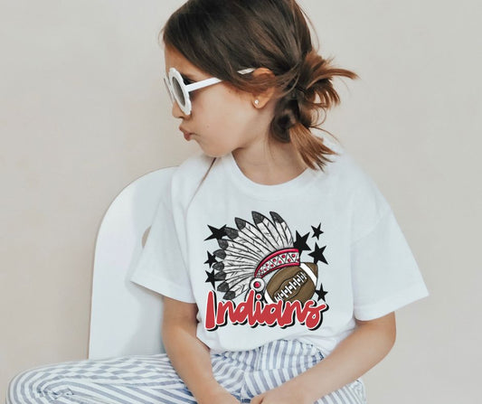 Indians Mascot (stars - red) - TODDLER - DTF