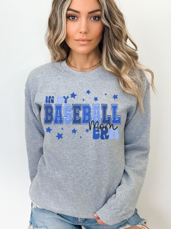 In my Baseball Mom Era (blue) - DTF