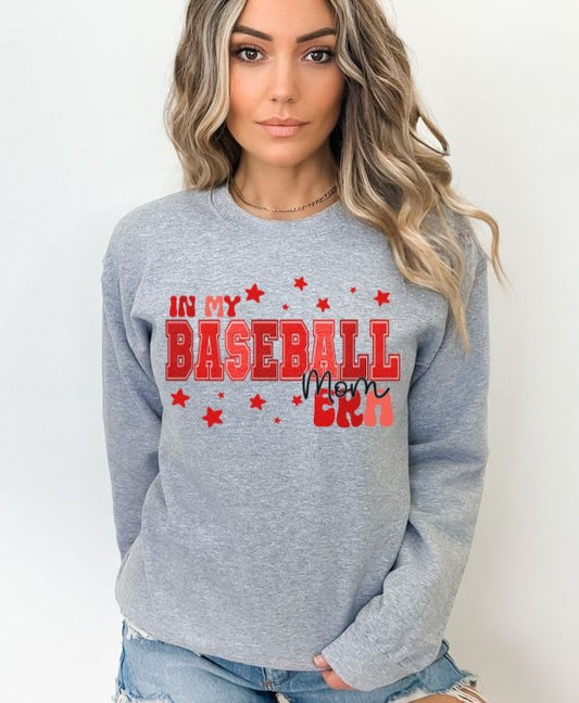 In my Baseball Mom Era (red) - DTF