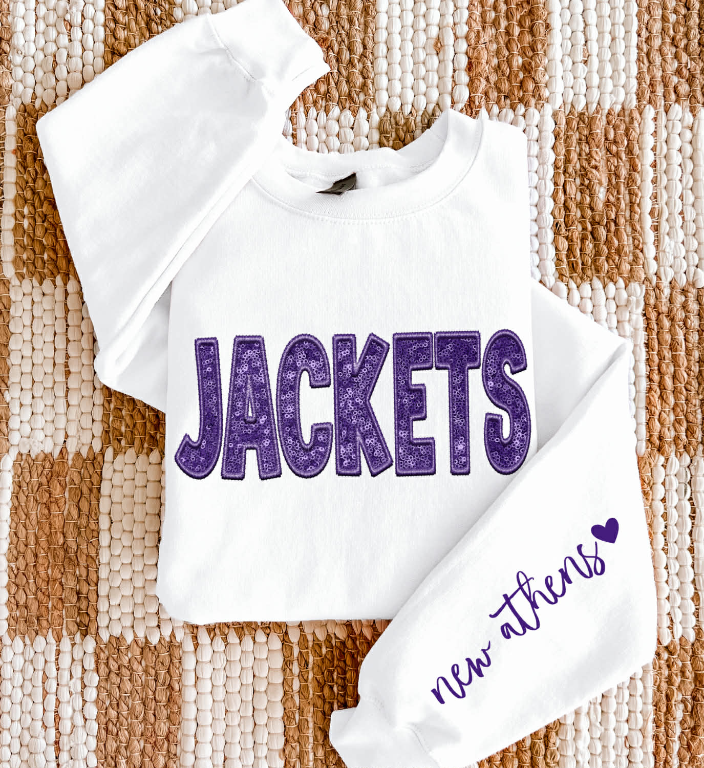 Jackets - New Athens/Purple (Sequins/Embroidery look) - DTF