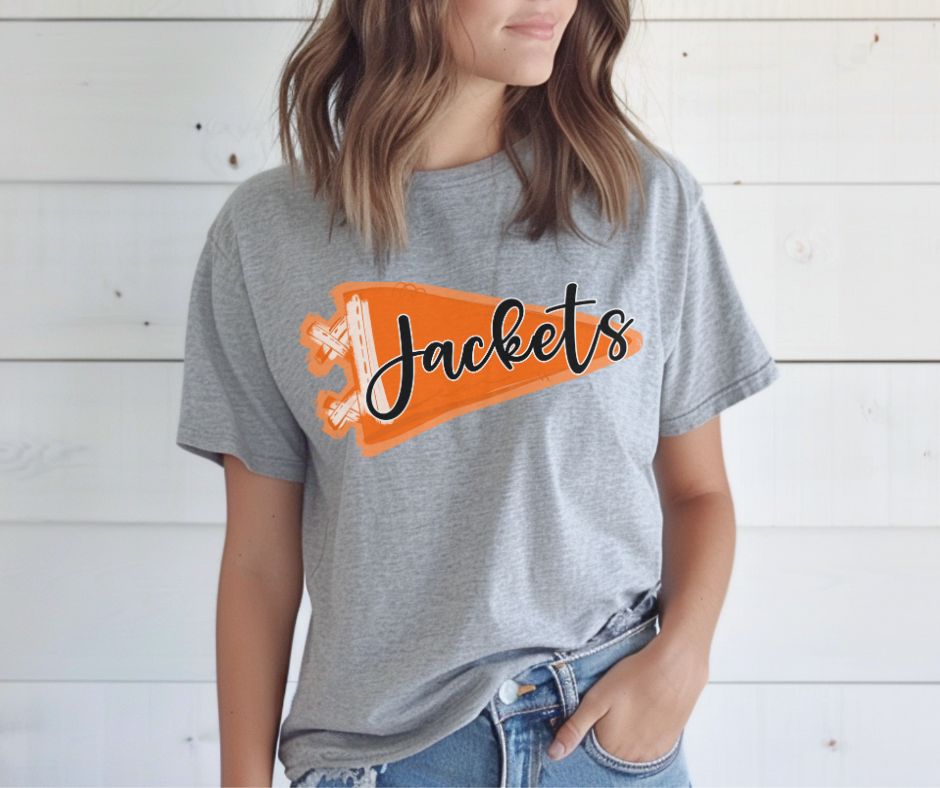Jackets - Orange/Black (Pennant Party Mascots) - DTF