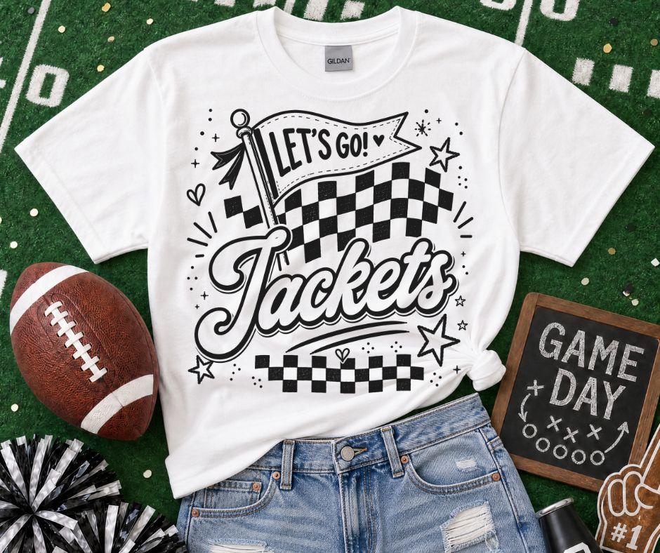 Jackets (Lets Go Doodle Check Mascot) - DTF