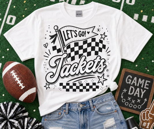 Jackets (Lets Go Doodle Check Mascot) - DTF