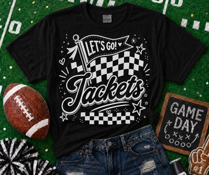 Jackets (Lets Go Doodle Check Mascot) - DTF
