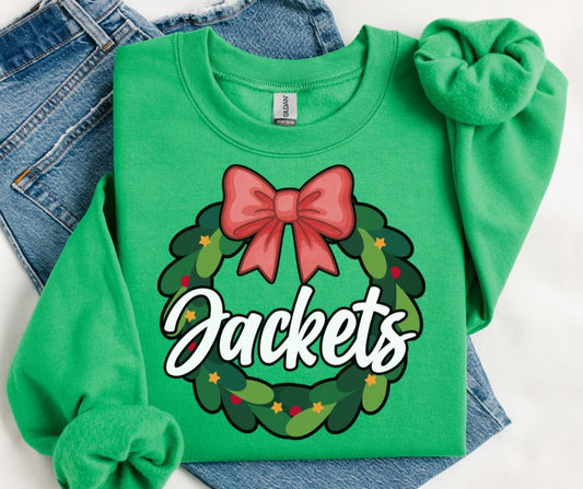 Jackets (Christmas Wreath Mascot) - DTF