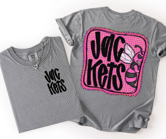 Jackets (Pink Frame Mascots 2-in-1 front/back) - DTF