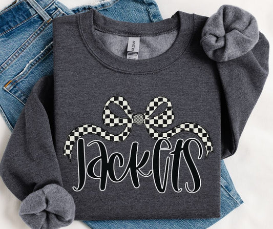 Jackets (Checkerboard Bow) - DTF