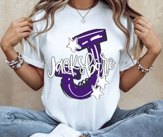 Jacksboro - Purple/White (Hype Squad Mascots) - DTF