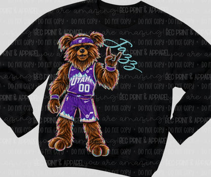 Jazz (Rockin NBA Mascot) - DTF