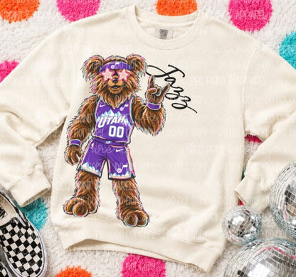 Jazz (Rockin NBA Mascot) - DTF