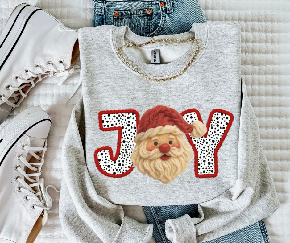 Joy Santa (Faux Yarn) - DTF