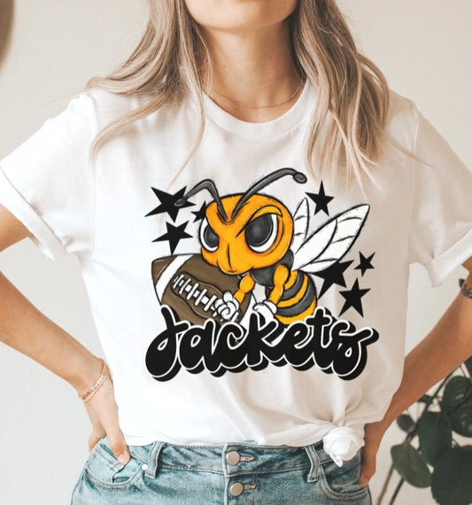 Jackets Mascot (stars - black) - DTF