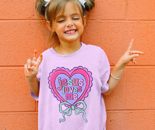 Jesus Loves Me (Valentine Heart) - DTF