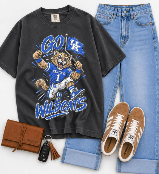 Kentucky (Vintage Distressed Go Mascots) - DTF