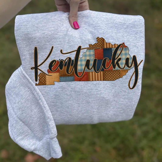Kentucky (Quilted Patchwork State) - DTF