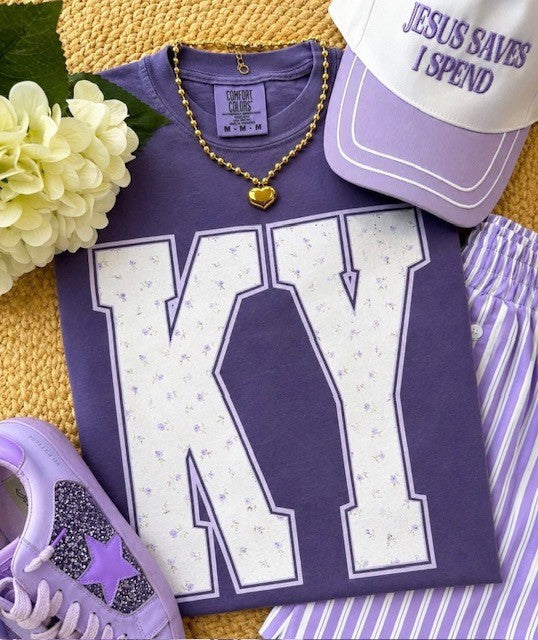 Kentucky (Purple Floral State) - DTF