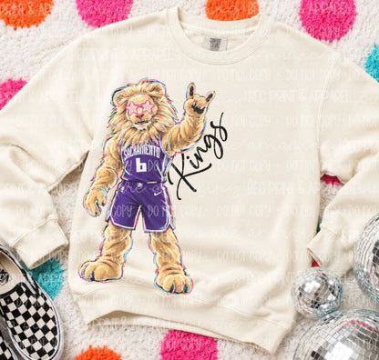 Kings (Rockin NBA Mascot) - DTF