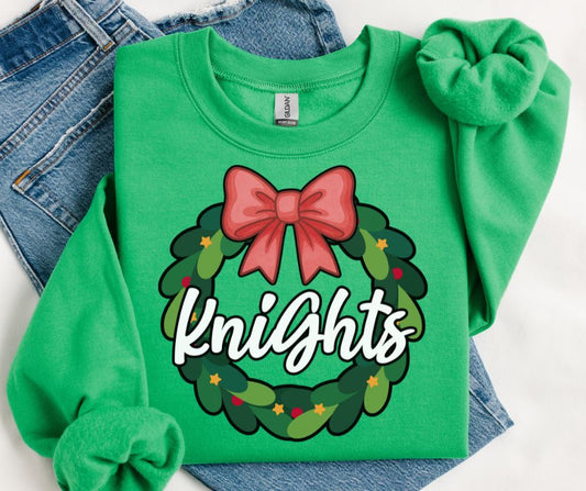 Knights (Christmas Wreath Mascot) - DTF