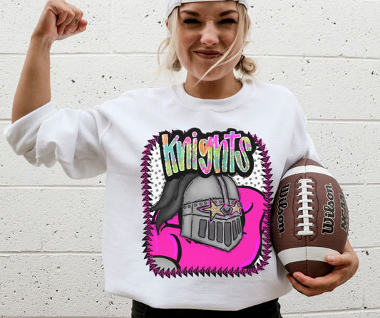 Knights (Pink Jersey Mascots) - DTF