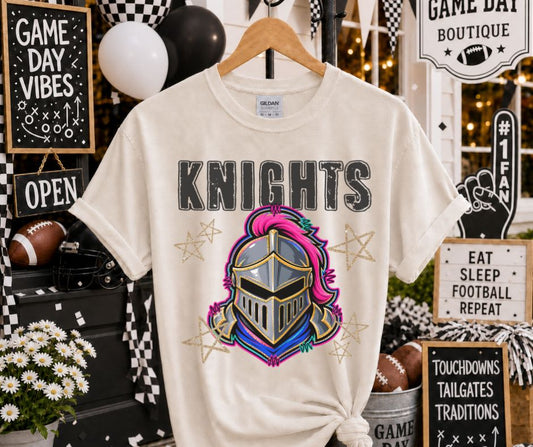 Knights (Grunge Varsity Mascot) - DTF