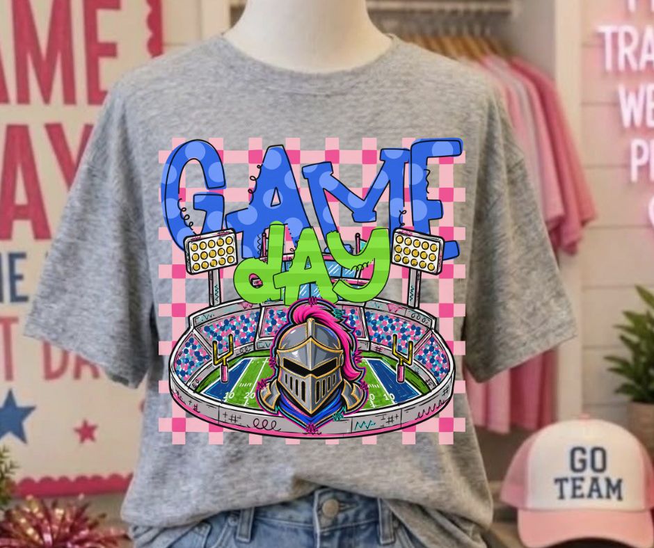 Knights (Game Day Stadium Plaid Mascot) - DTF