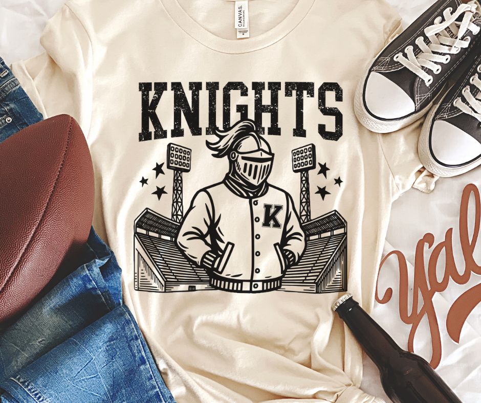 Knights (Letterman Mascots) - DTF