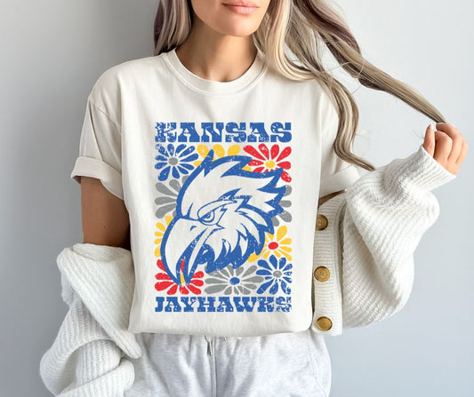 Kansas (Groovy Floral - College) - DTF