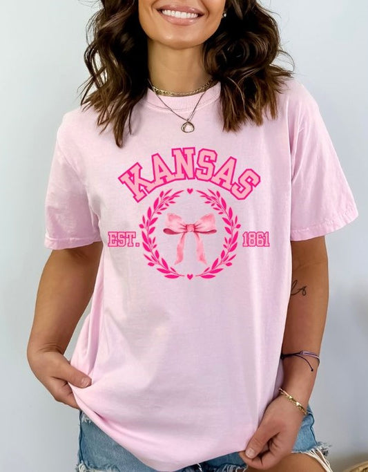Kansas (Coquette Pink Bows) - DTF
