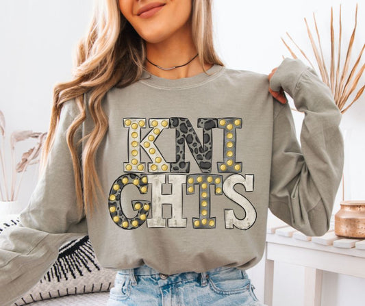 Knights (Neutral Marquee Mascot) - DTF