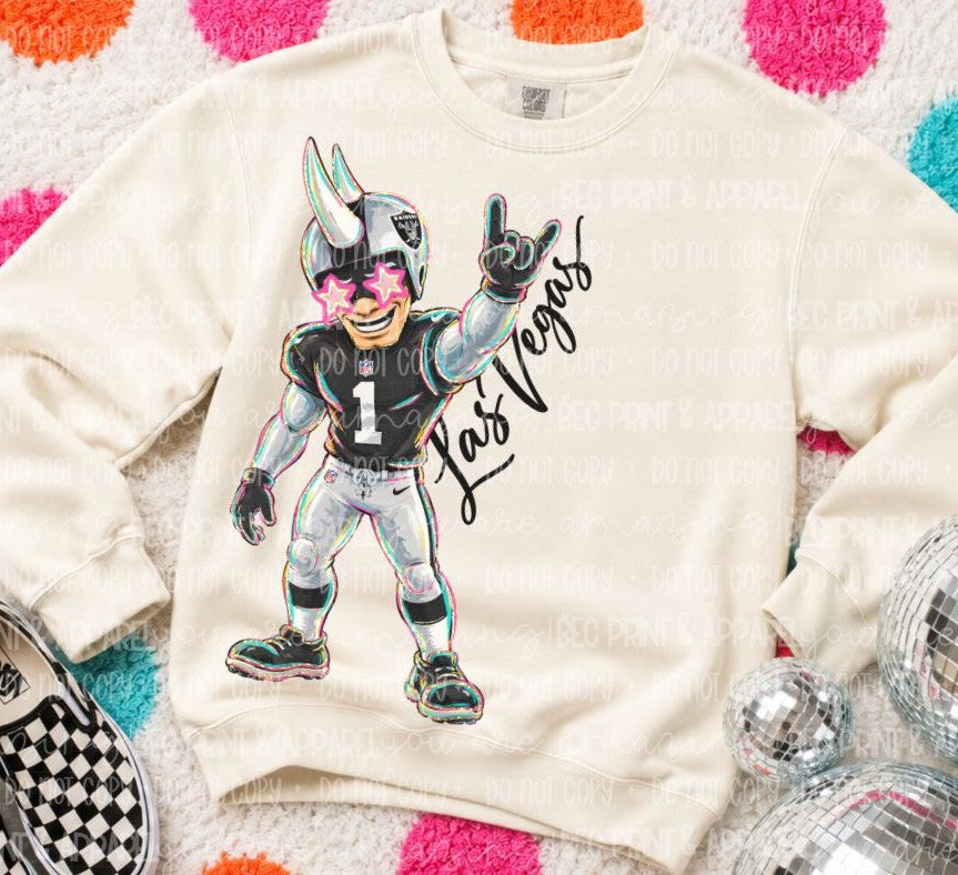 Las Vegas (Rockin NFL Mascot) - DTF