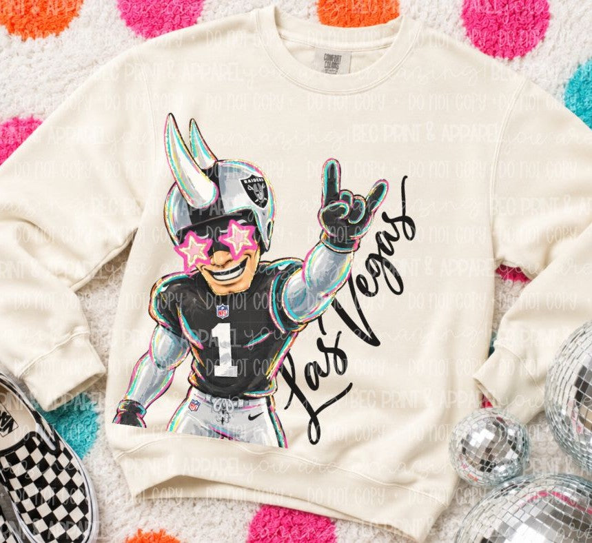Las Vegas (Rockin NFL Mascot) - DTF