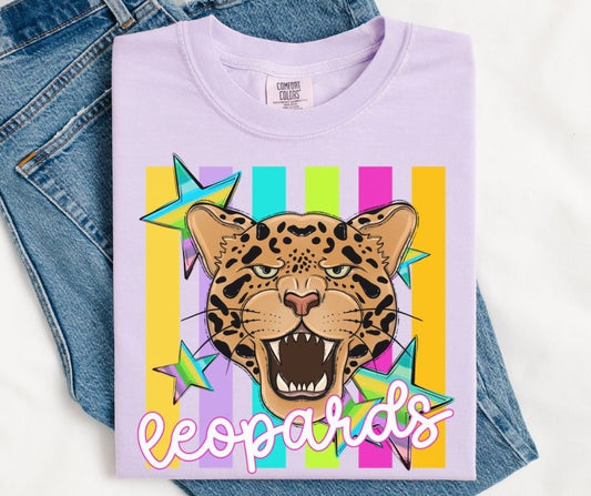 Leopards (Colorful Stripes Mascot) - DTF