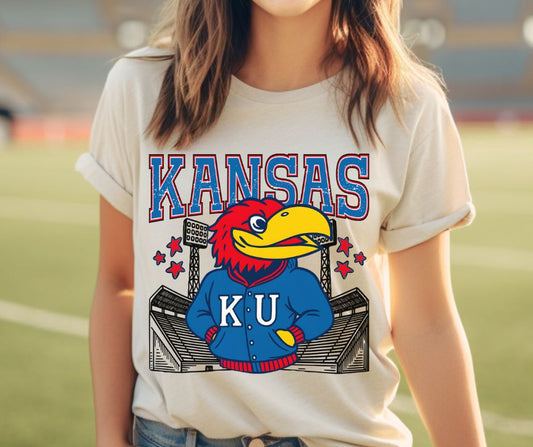 Kansas (College Letterman Mascot) - DTF