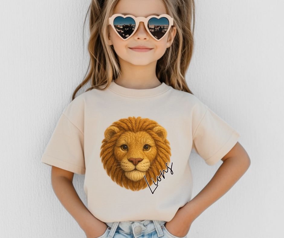 Lions (Faux Yarn Mascot) - DTF
