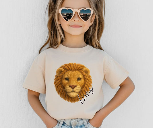 Lions (Faux Yarn Mascot) - DTF