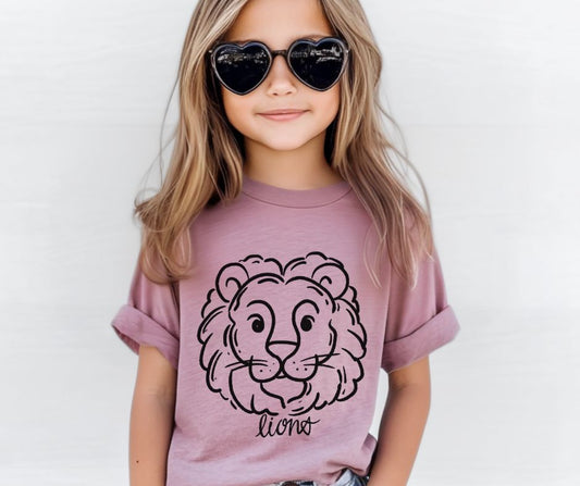 Lions (Doodle Sketch Mascots) - DTF