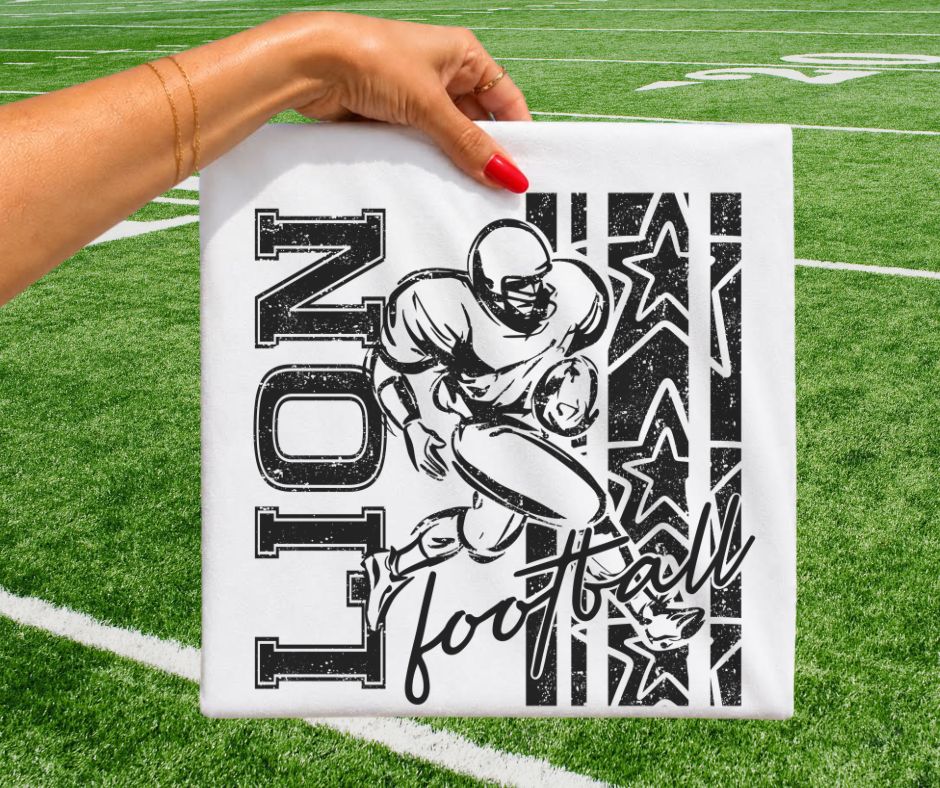 Lions (Football Season Mascot) - DTF