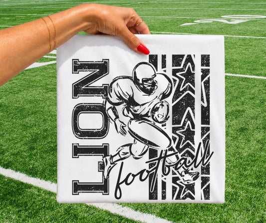 Lions (Football Season Mascot) - DTF
