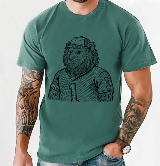 Lion (Sketched Jersey Mascot) - DTF
