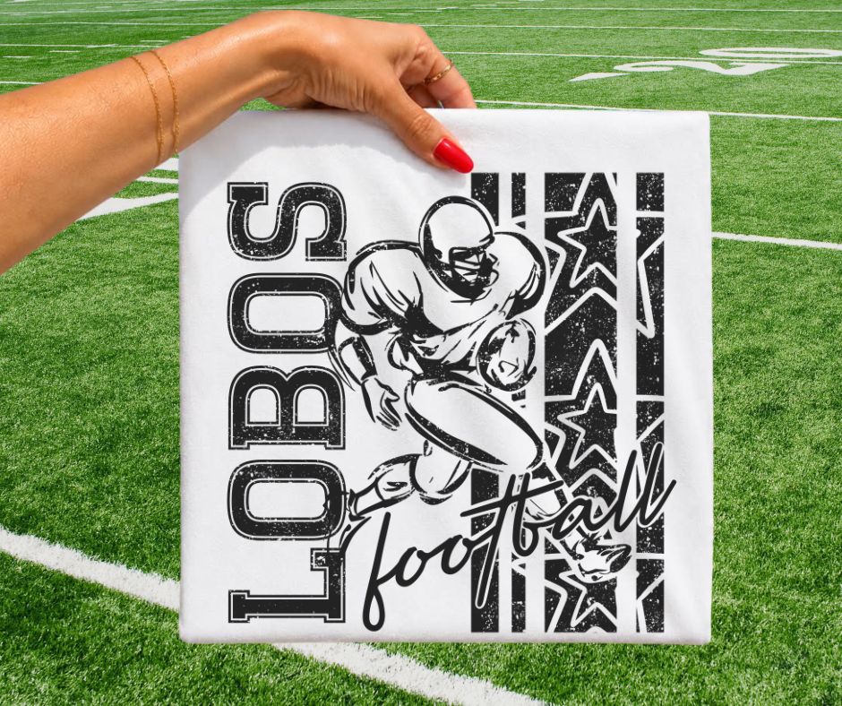 Lobos (Football Season Mascot) - DTF