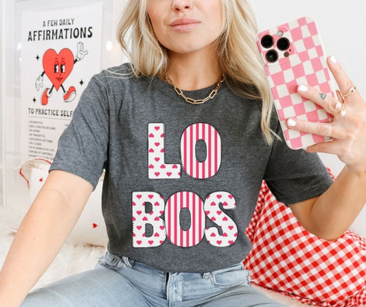 Lobos (Hearts and Stripes Mascot) - DTF